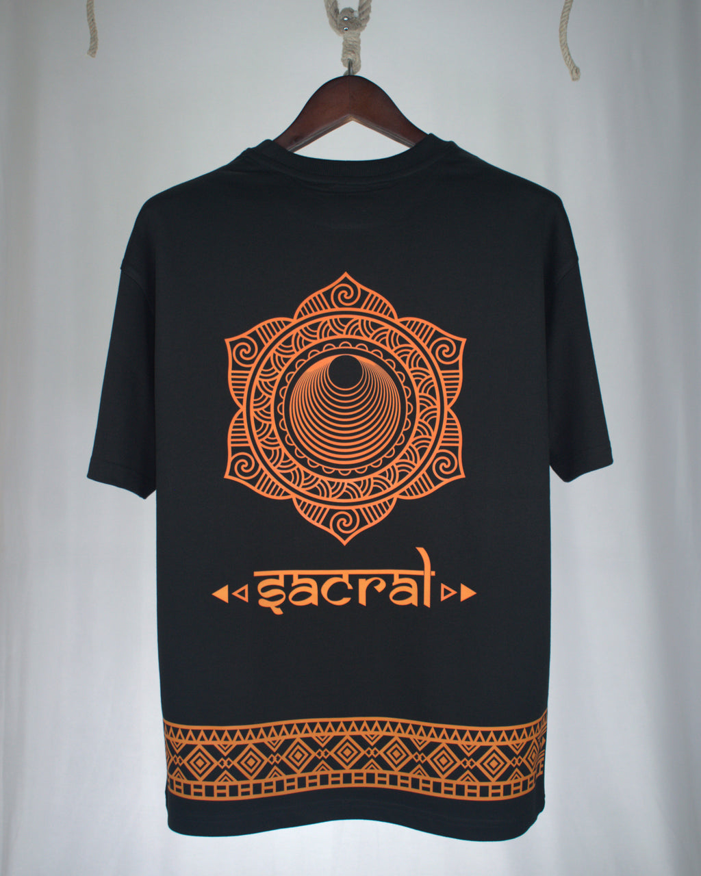 Mandala Series — Sacral Chakra Oversized T-Shirt