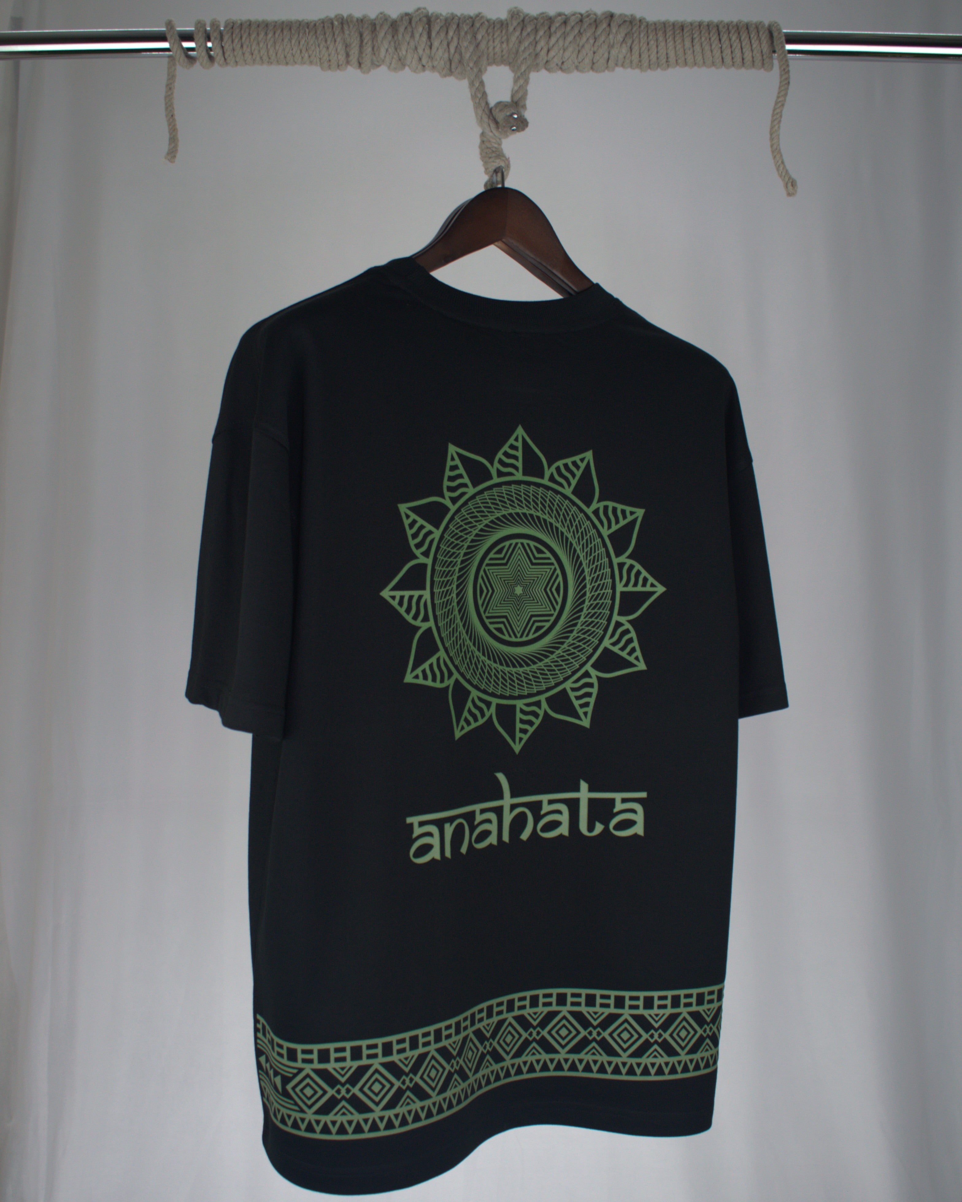 Mandala Series — Anahata Chakra Oversized T-Shirt