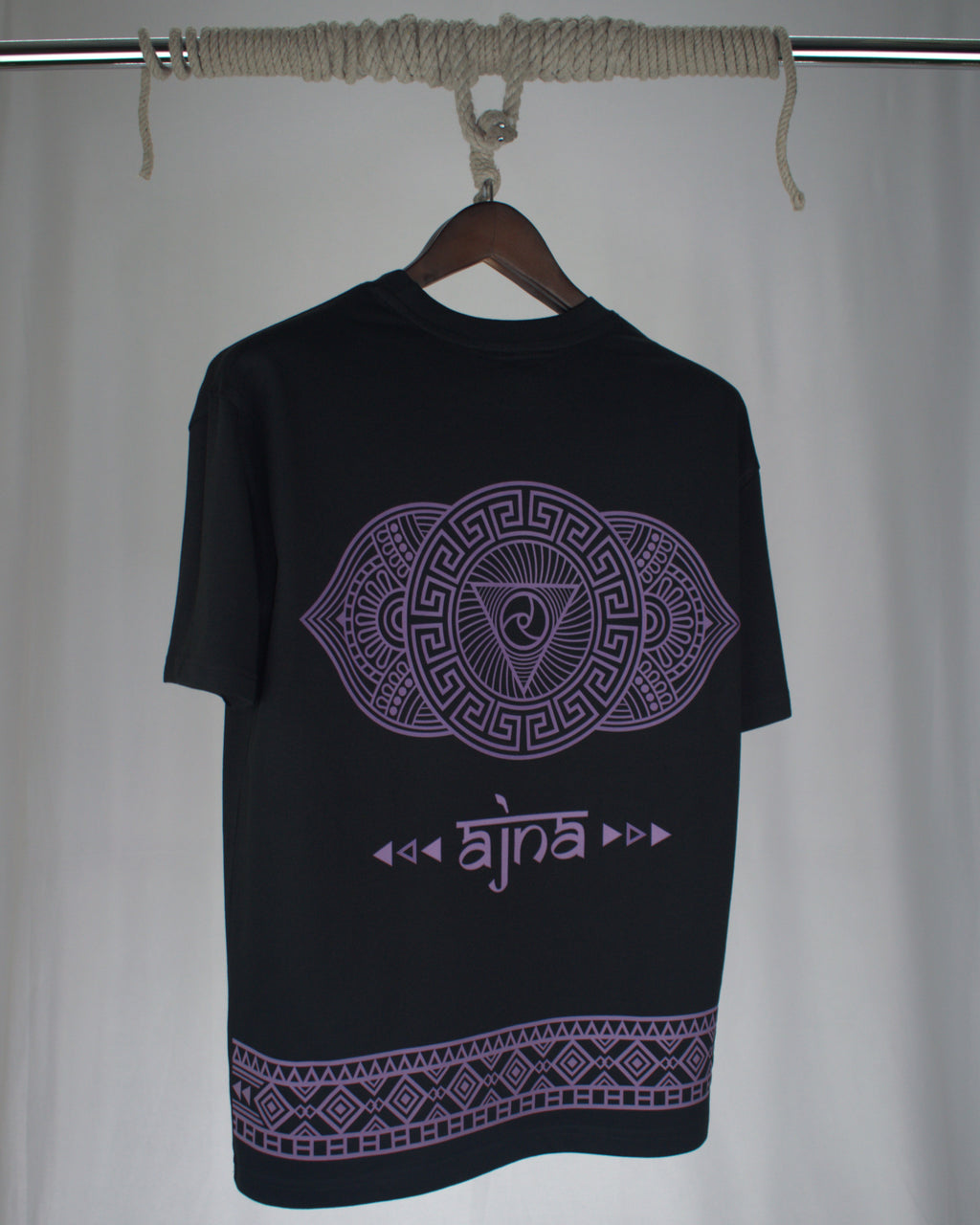 Mandala Series — Ajna Chakra Oversized T-Shirt