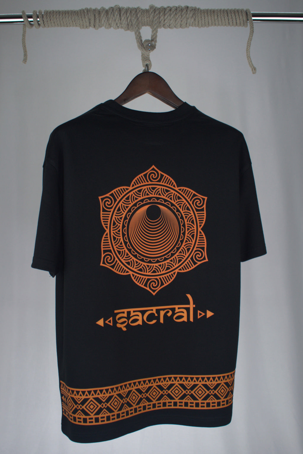 Mandala Series — Sacral Chakra Oversized T-Shirt