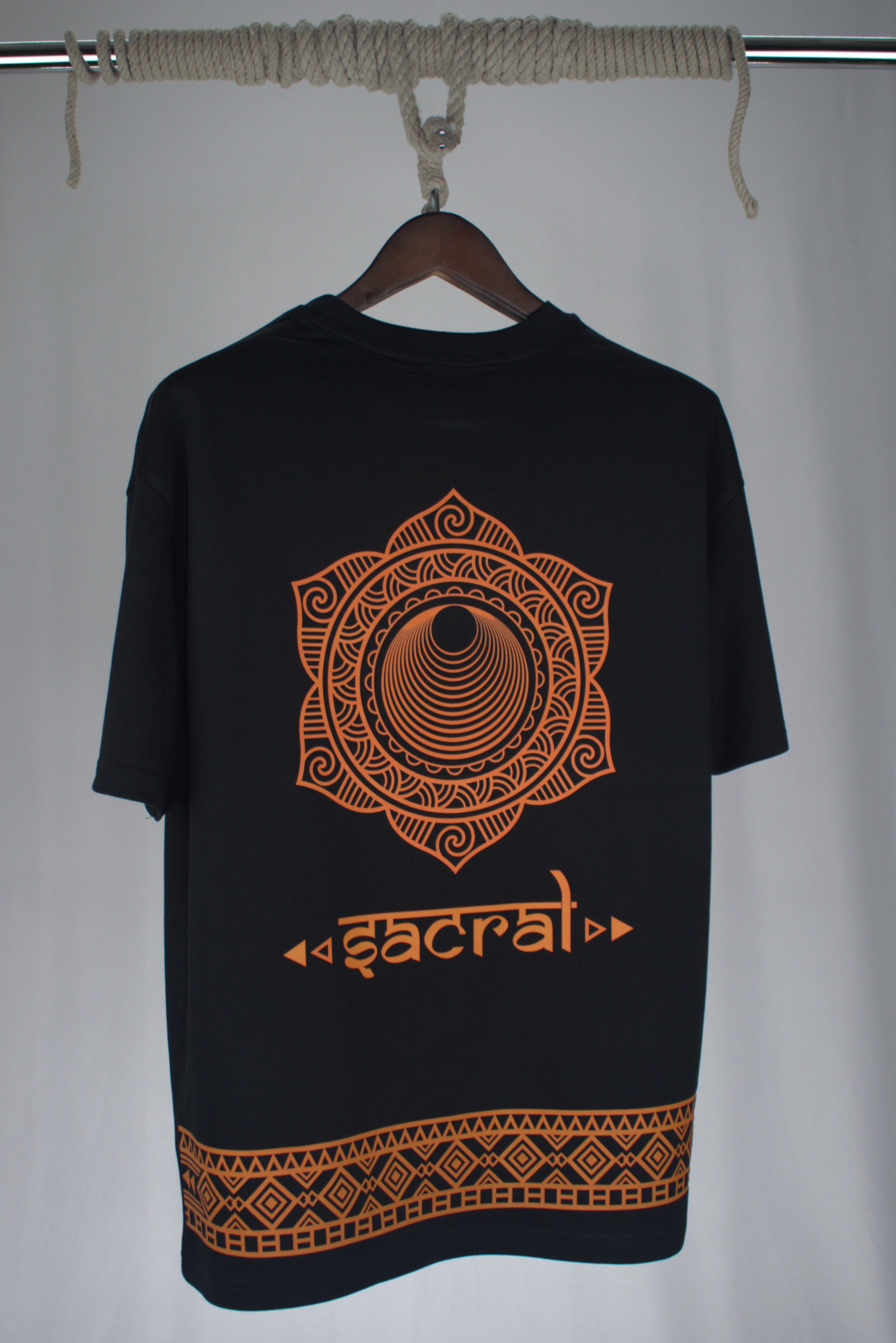 Mandala Series — Sacral Chakra Oversized T-Shirt