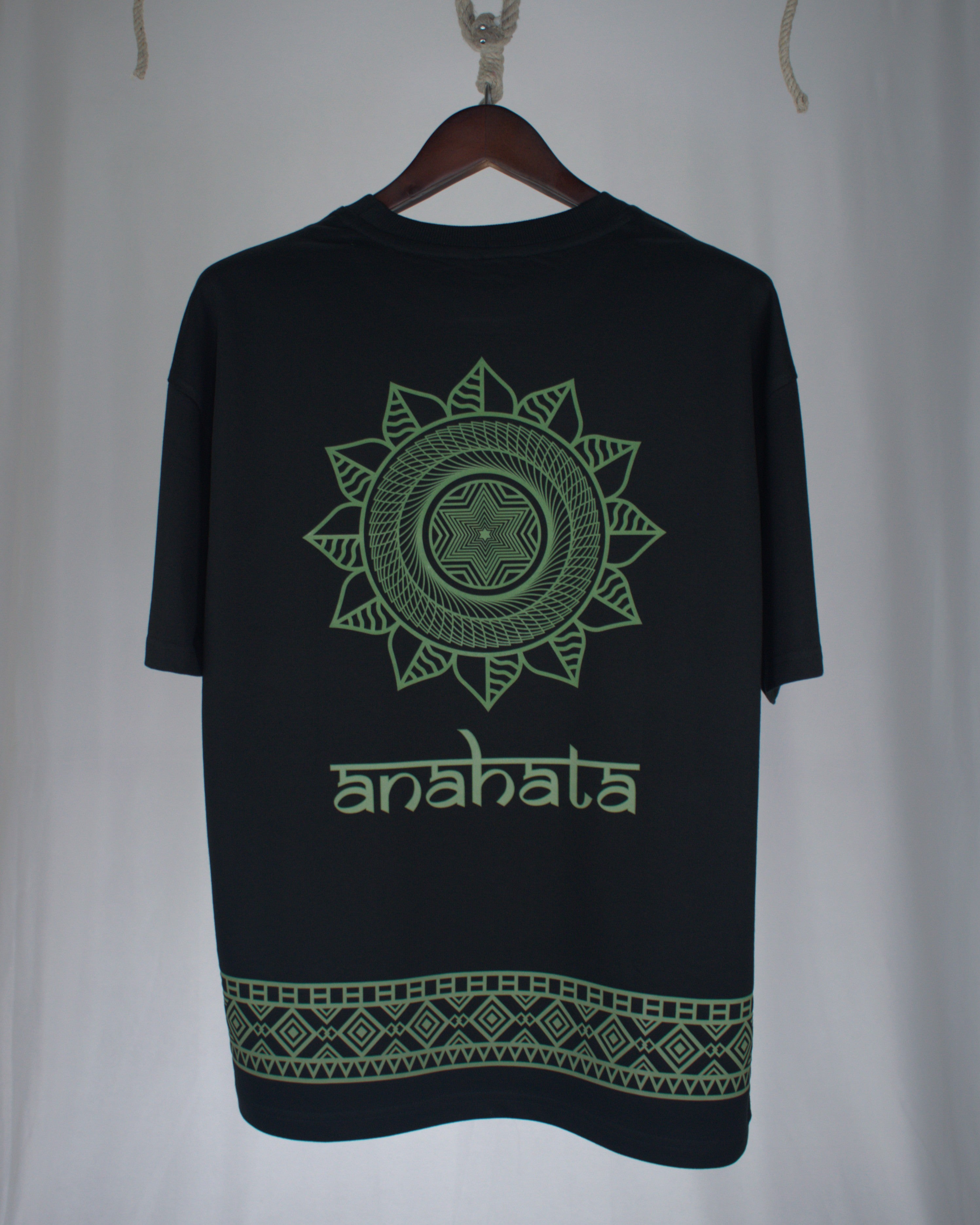Mandala Series — Anahata Chakra Oversized T-Shirt