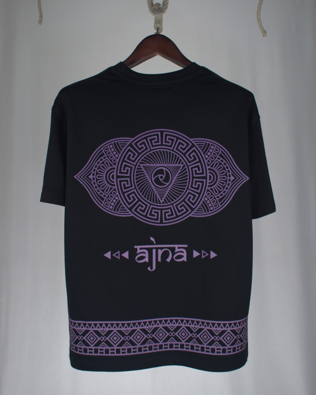 Mandala Series — Ajna Chakra Oversized T-Shirt