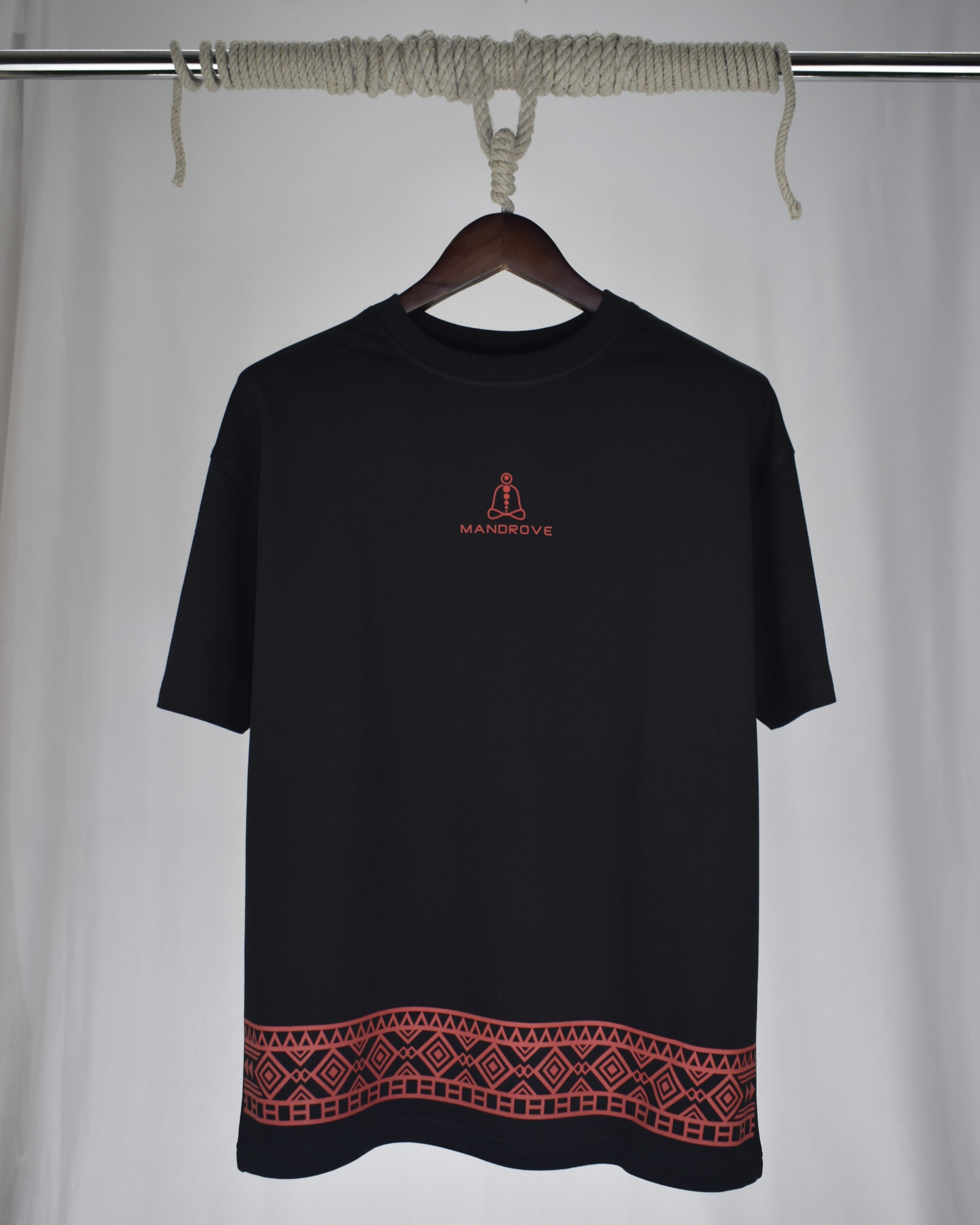 Mandala Series — Root Chakra Oversized T-Shirt