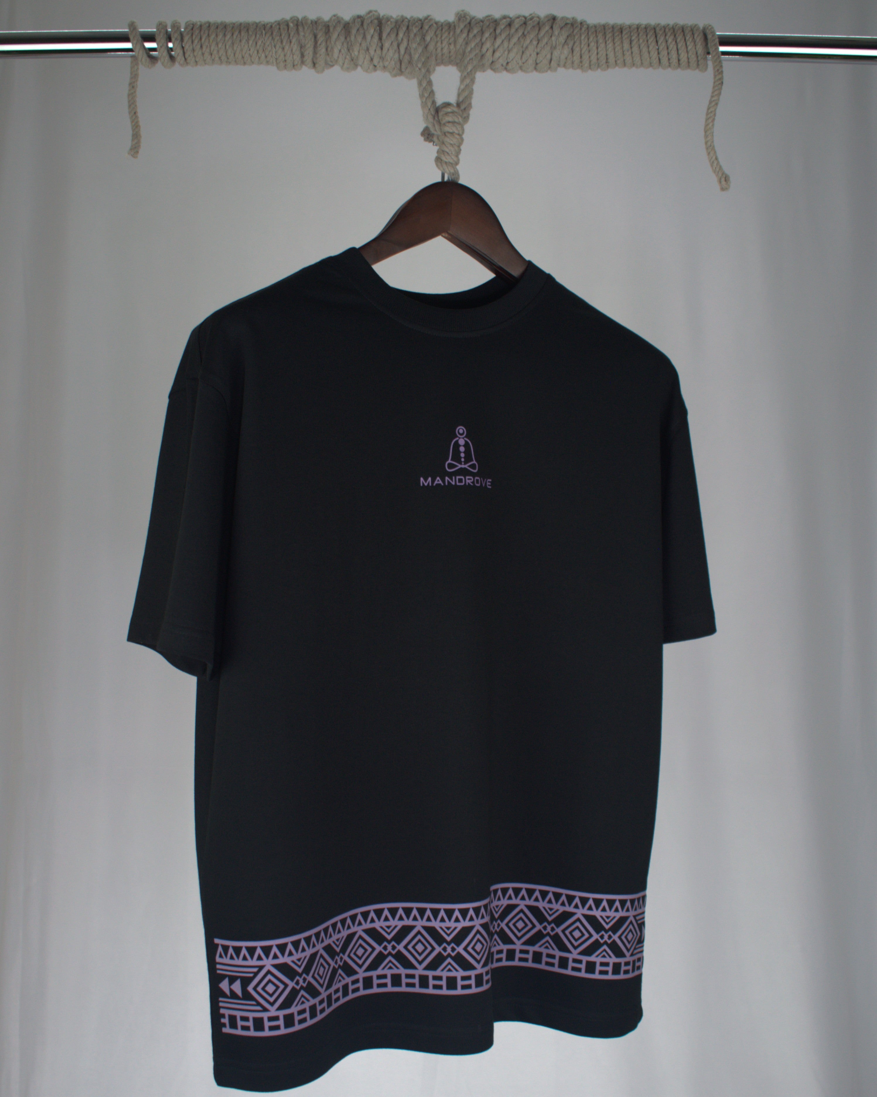 Mandala Series — Crown Chakra Oversized T-Shirt