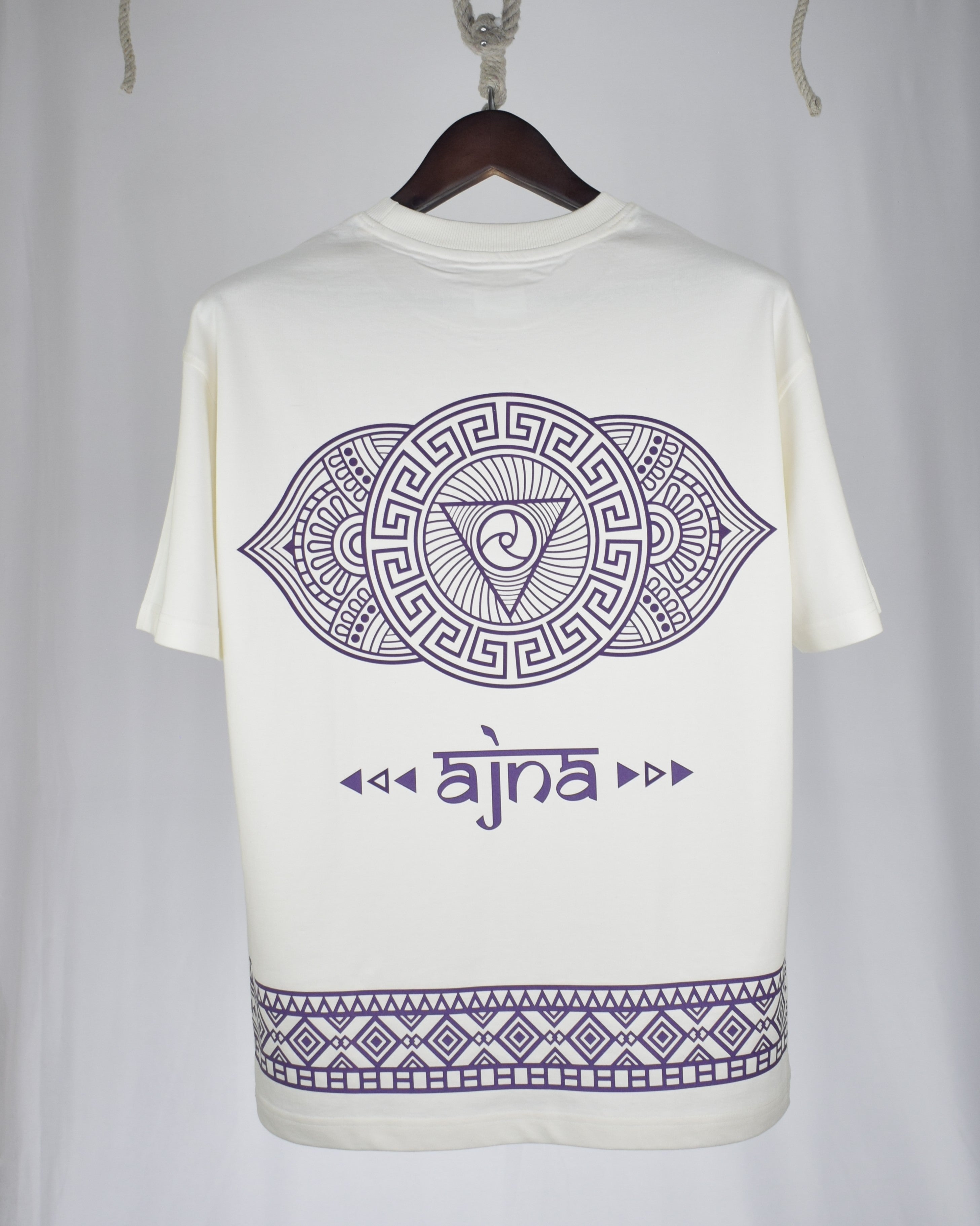 Mandala Series — Ajna Chakra Oversized T-Shirt