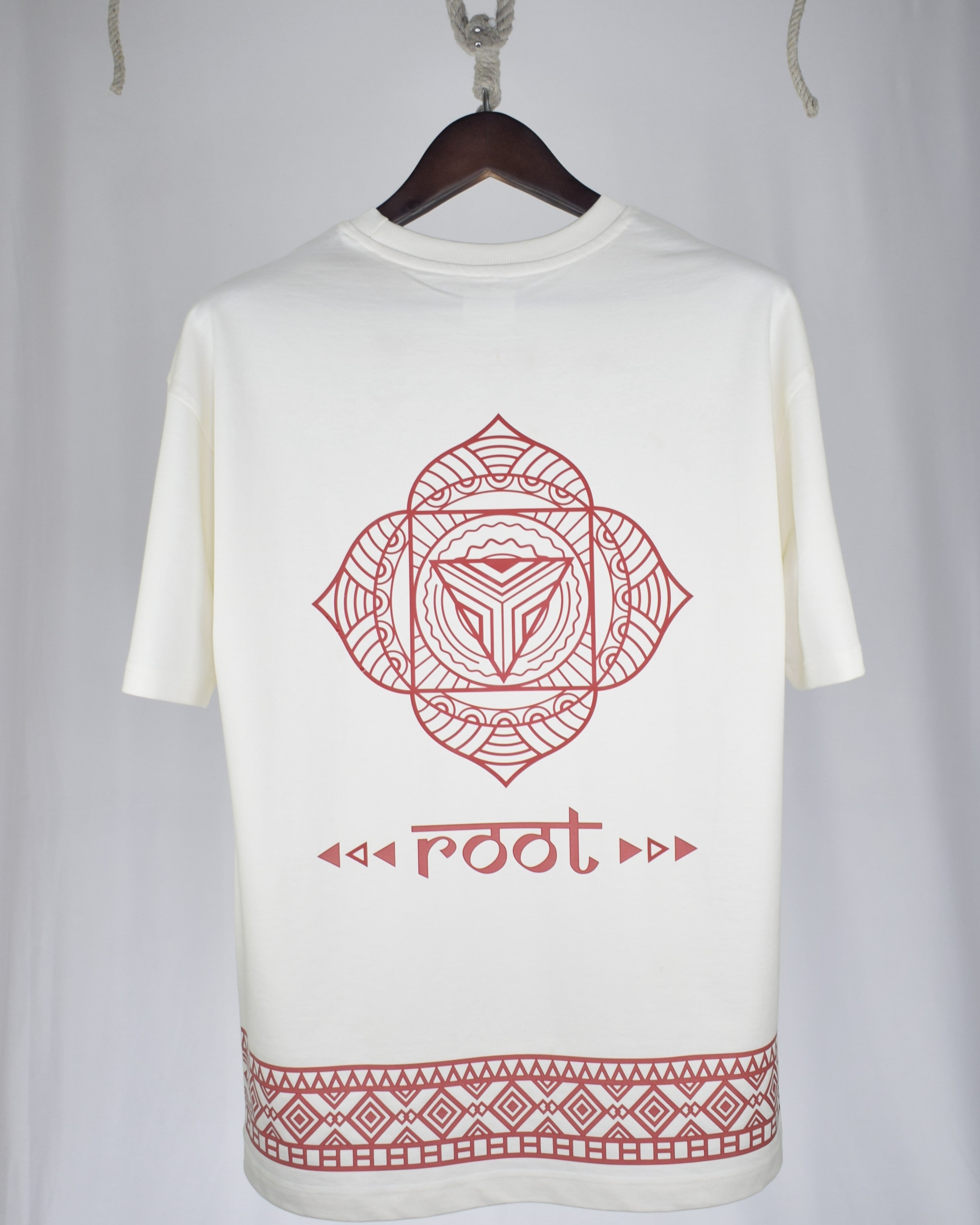 Mandala Series — Root Chakra Oversized T-Shirt