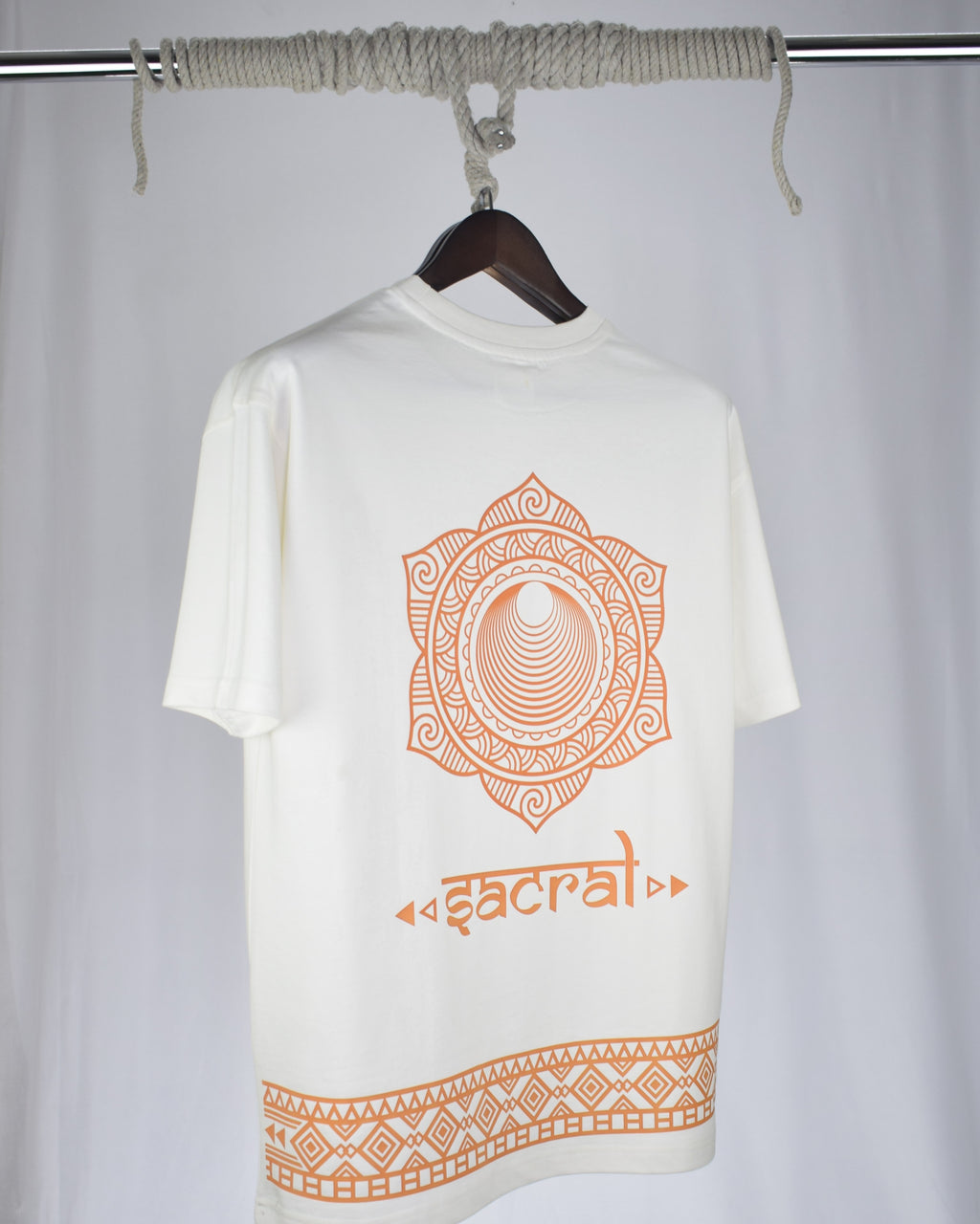Mandala Series — Sacral Chakra Oversized T-Shirt