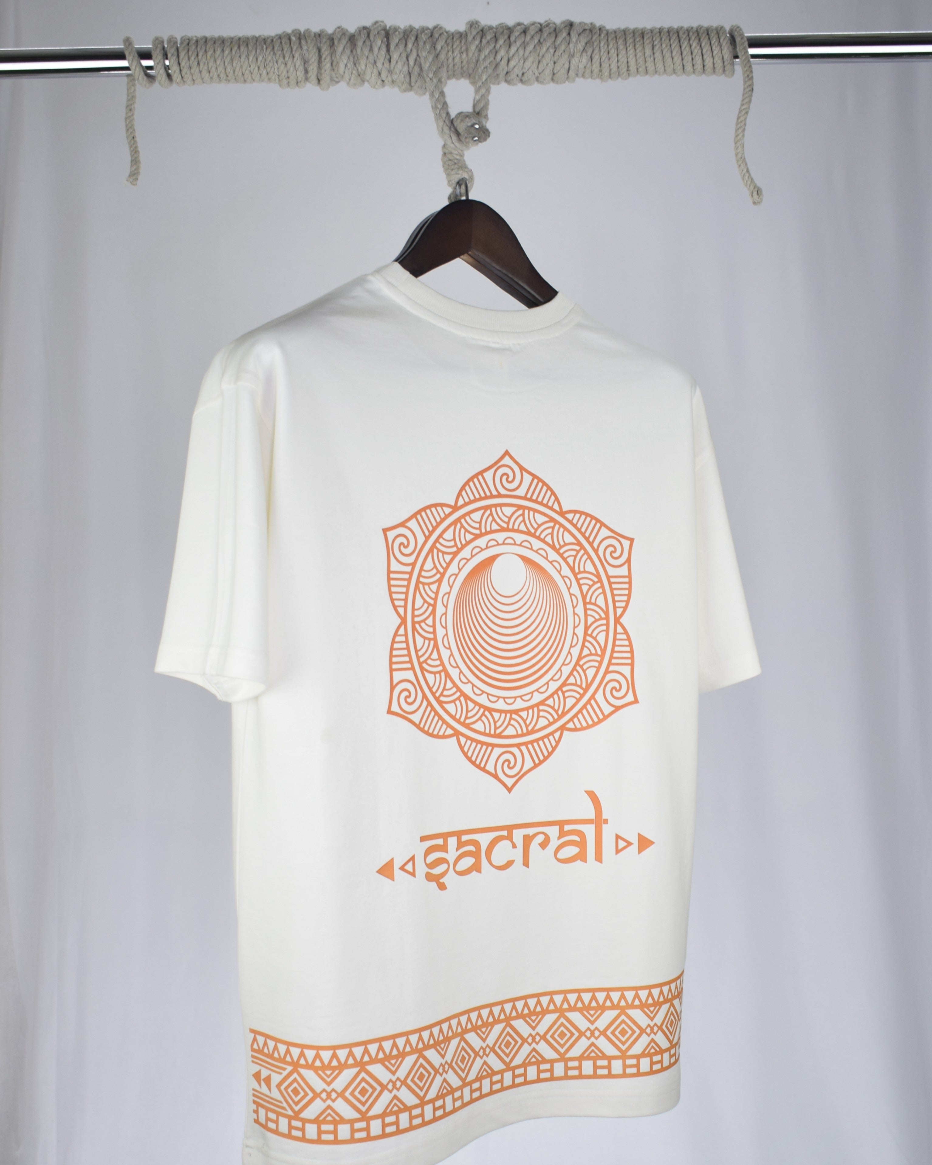 Mandala Series — Sacral Chakra Oversized T-Shirt