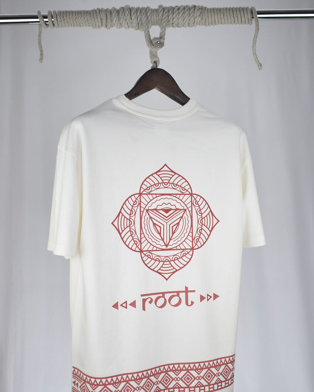 Mandala Series — Root Chakra Oversized T-Shirt