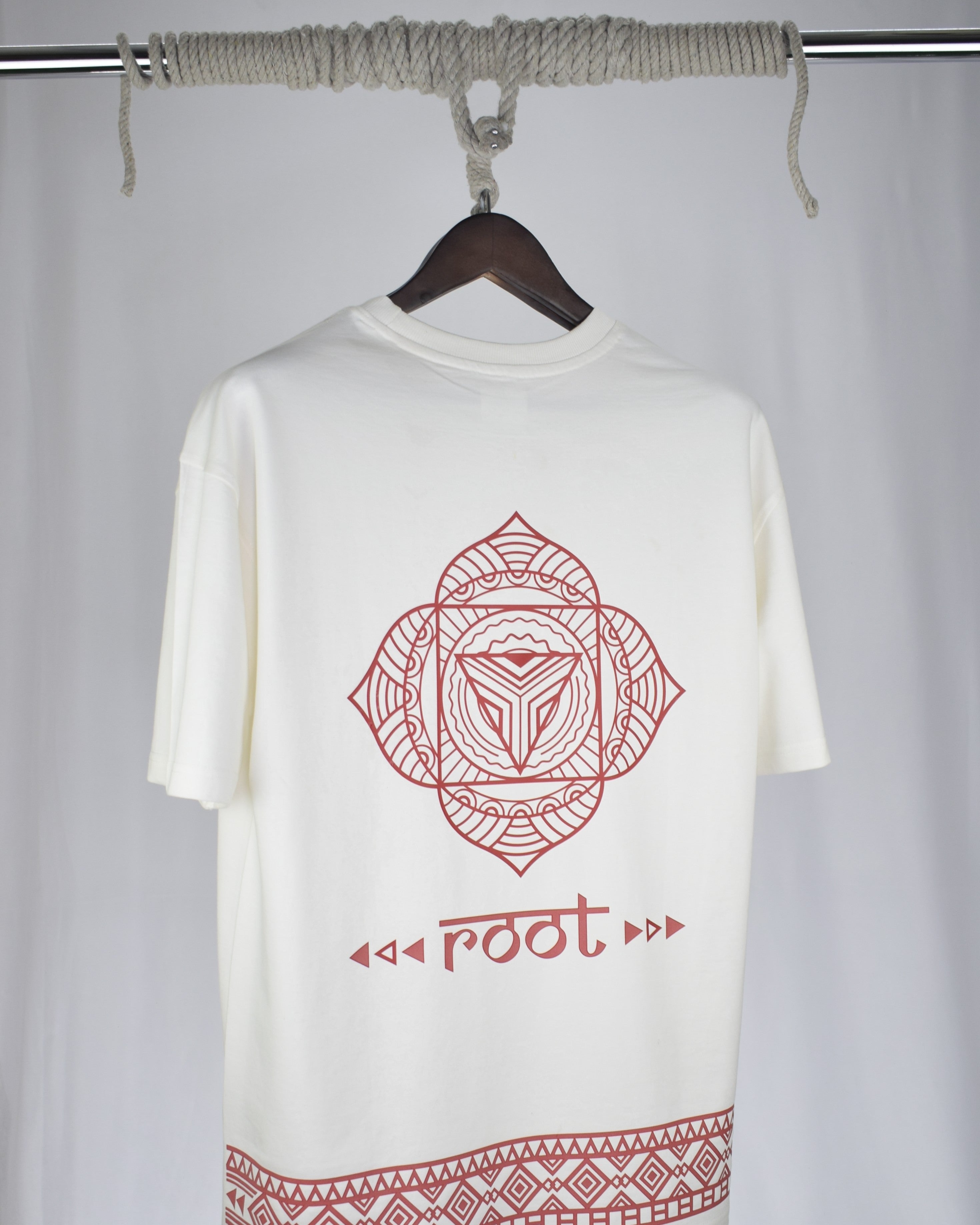 Mandala Series — Root Chakra Oversized T-Shirt