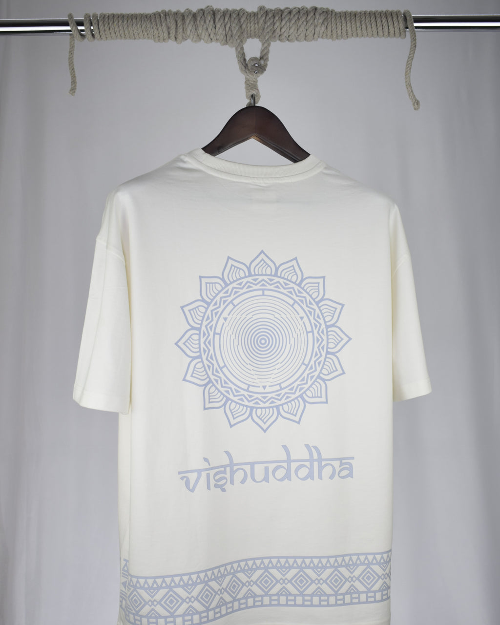 Mandala Series — Vishuddha Chakra Oversized T-Shirt