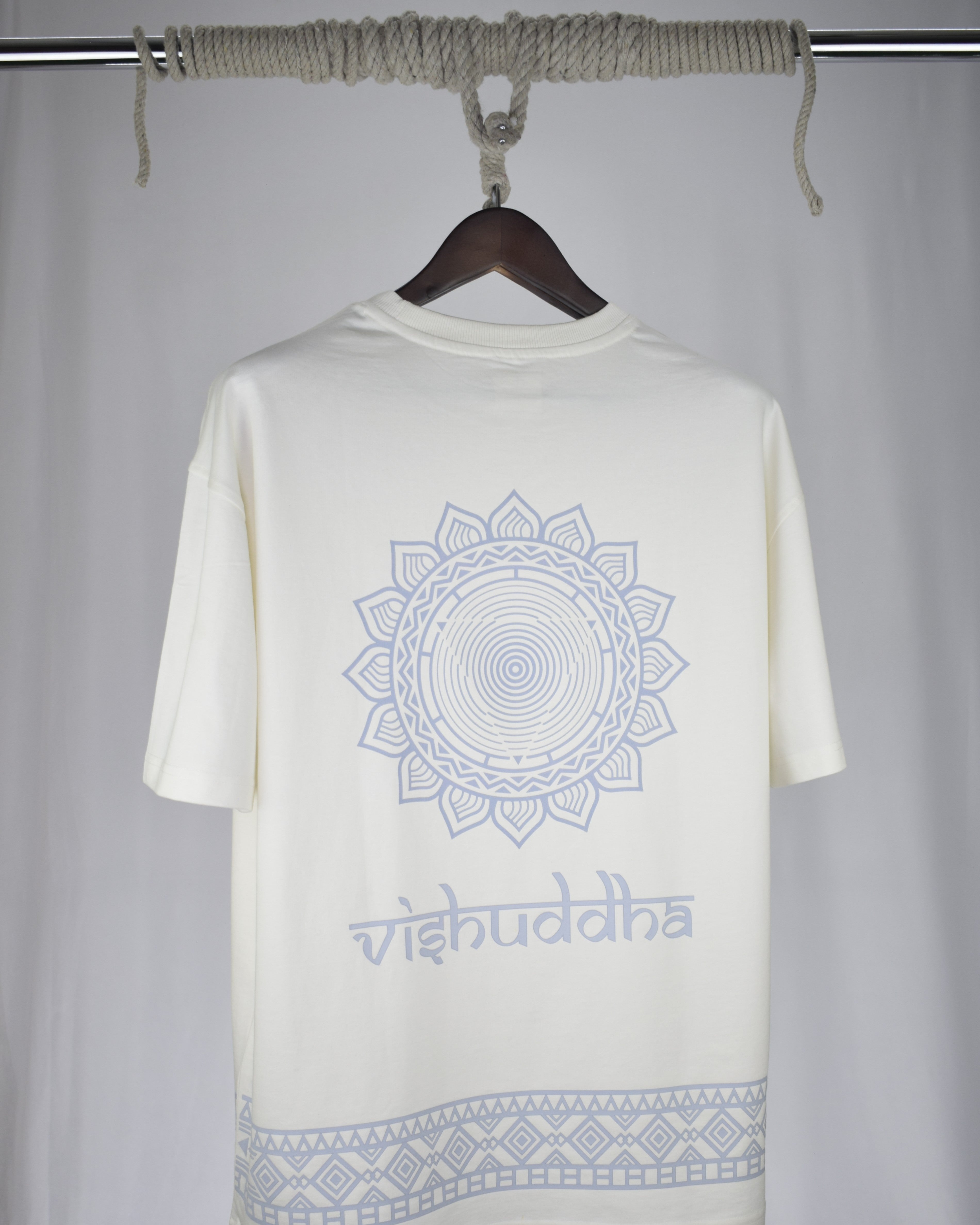 Mandala Series — Vishuddha Chakra Oversized T-Shirt