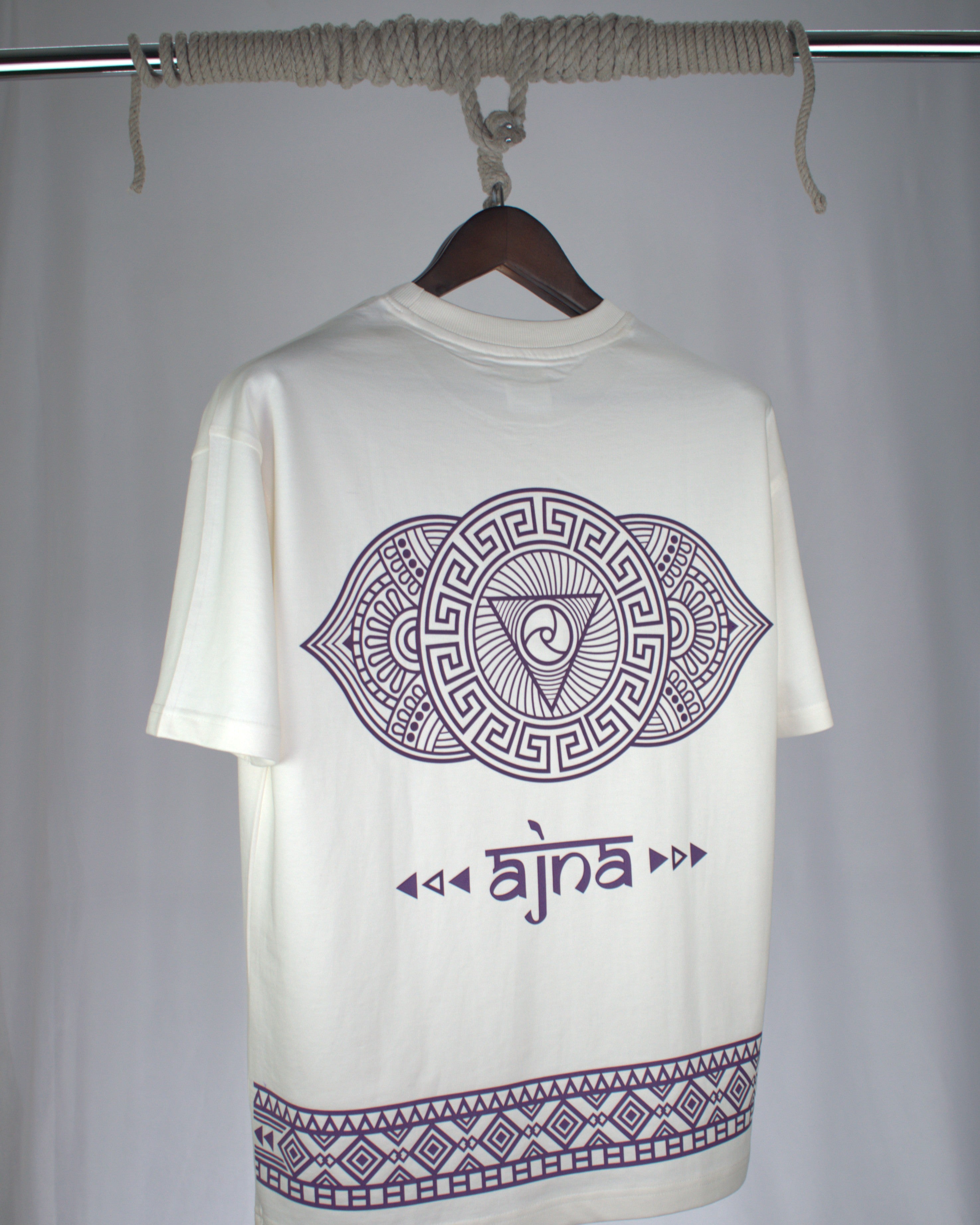 Mandala Series — Ajna Chakra Oversized T-Shirt