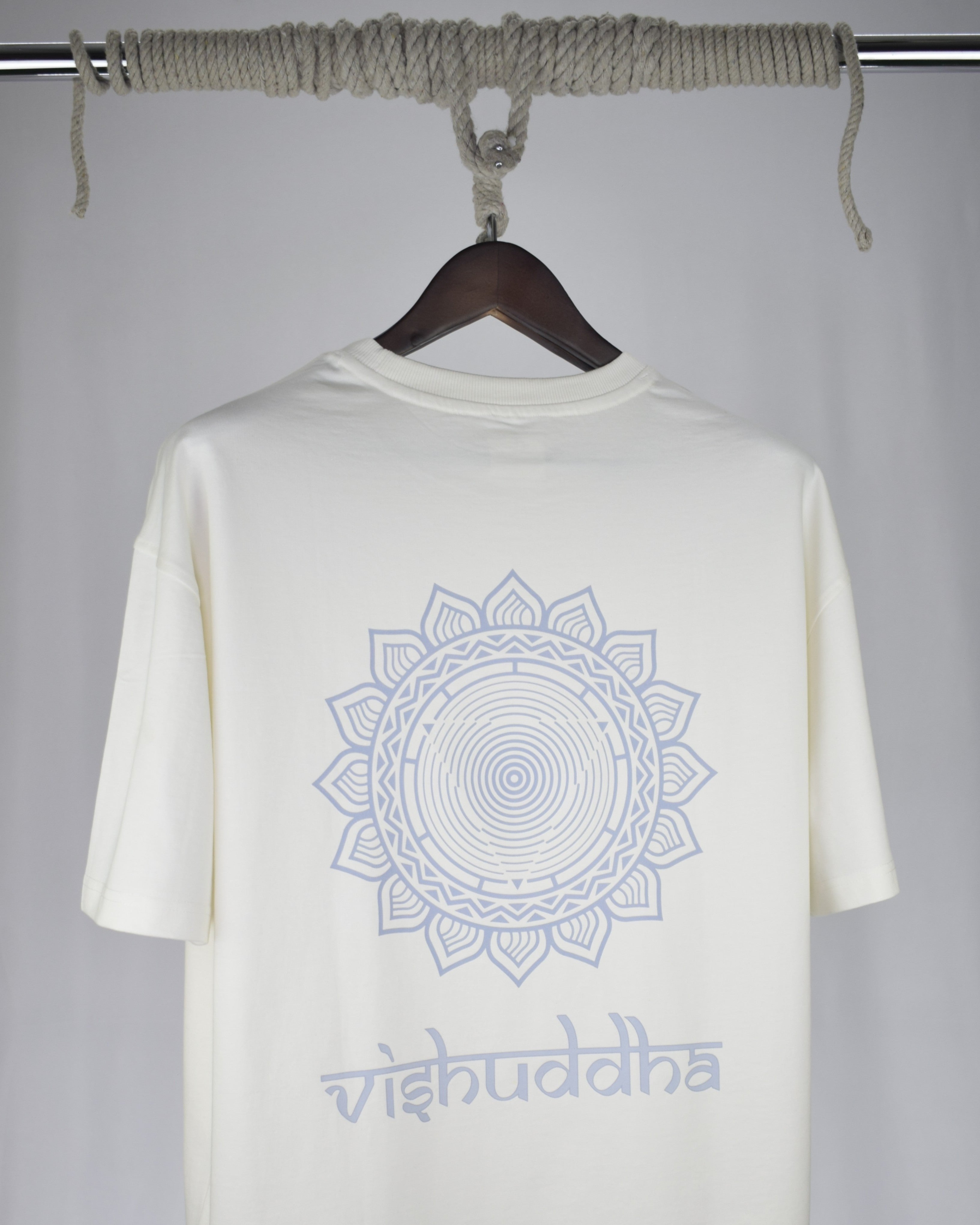 Mandala Series — Vishuddha Chakra Oversized T-Shirt