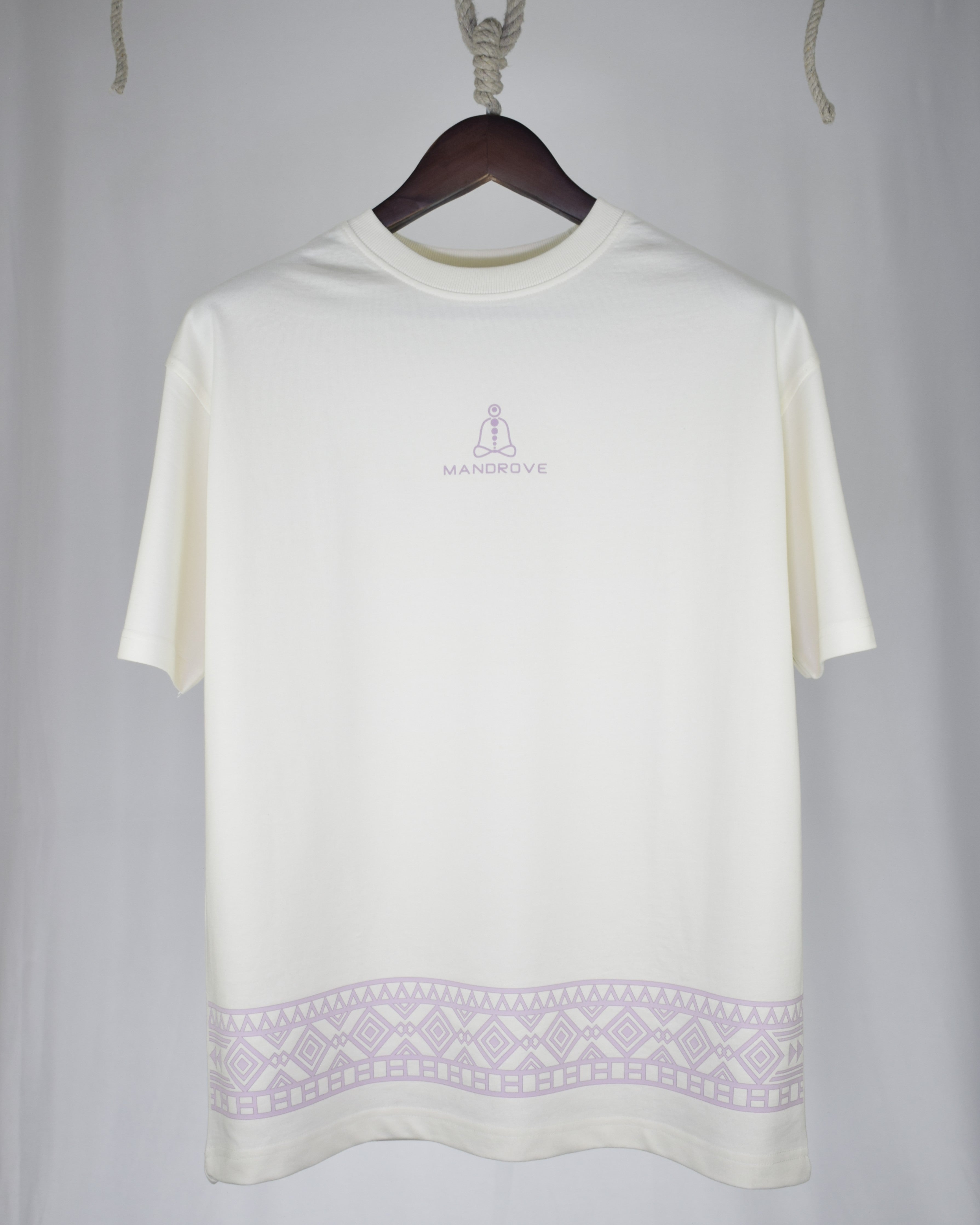 Mandala Series — Crown Chakra Oversized T-Shirt