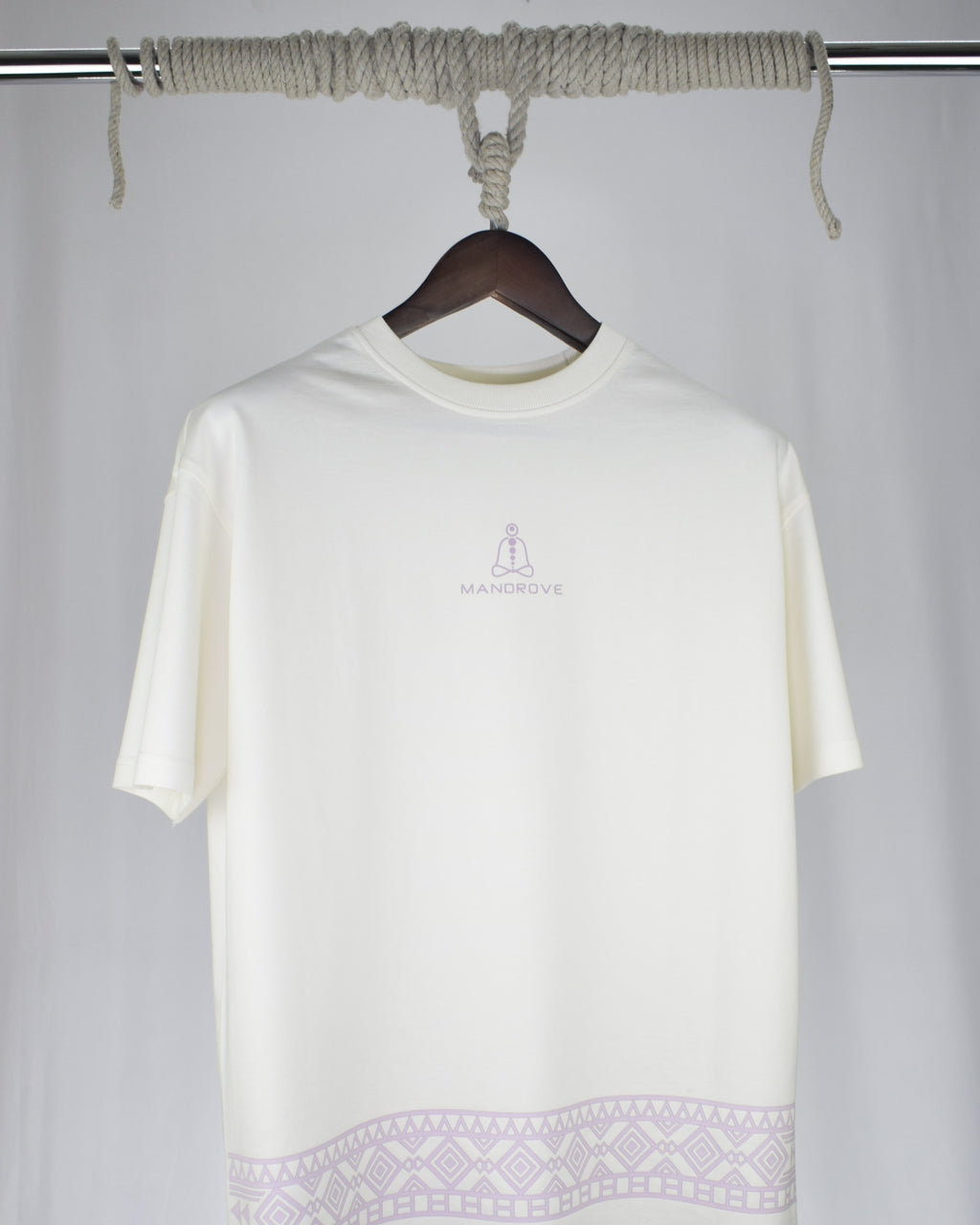 Mandala Series — Crown Chakra Oversized T-Shirt