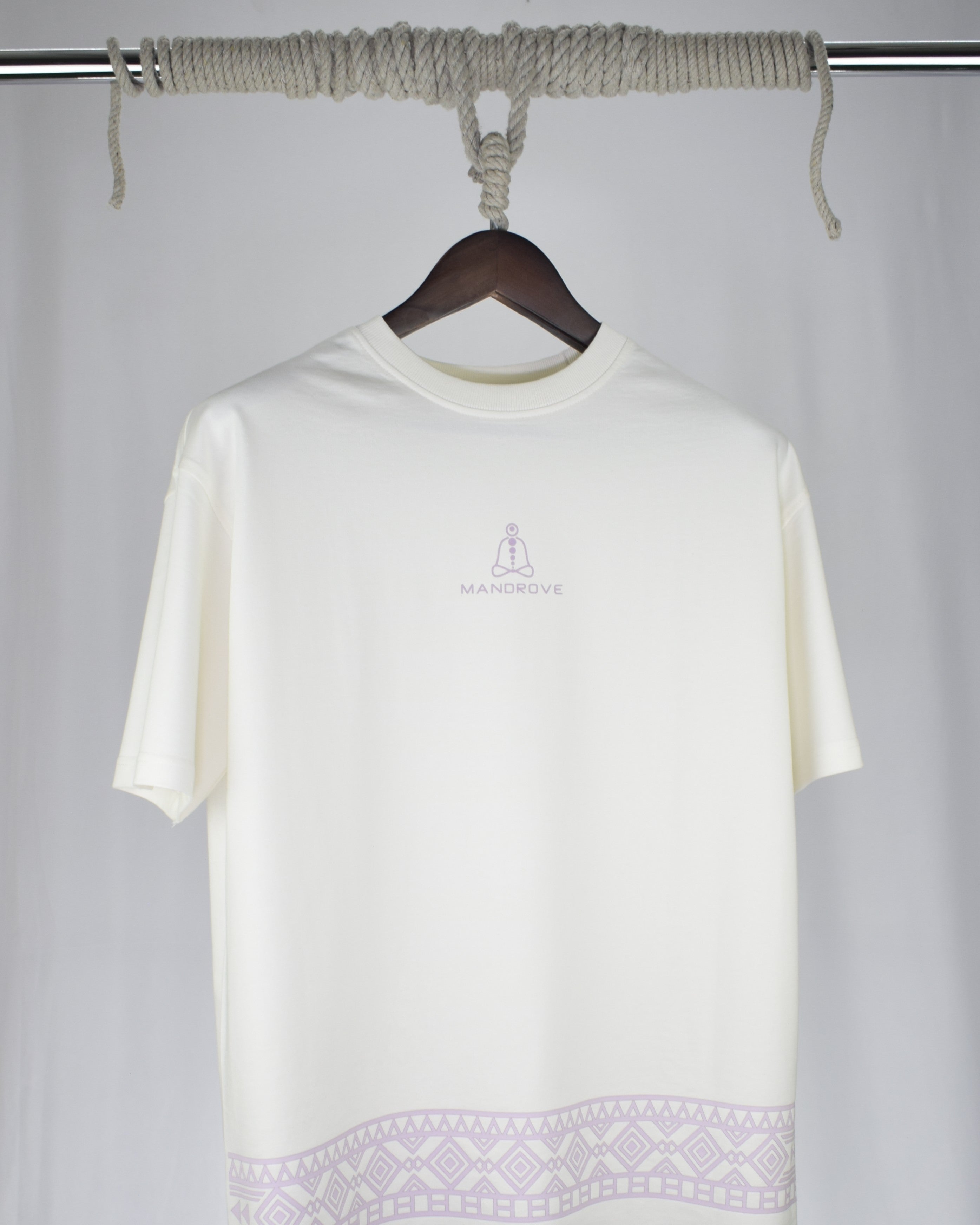 Mandala Series — Crown Chakra Oversized T-Shirt